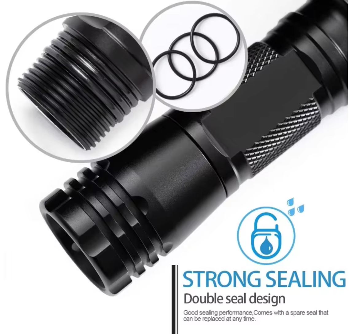 AquaSpin  – Rotary Switch Dive Flashlight
