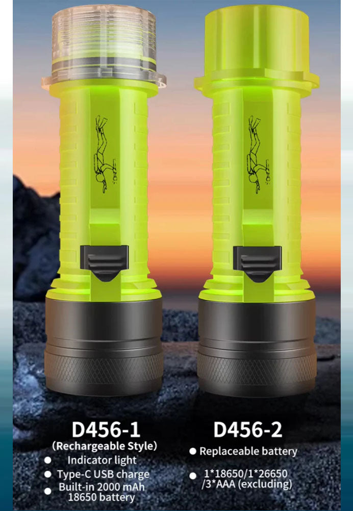 Dive Torch Flash LED Rechargeable