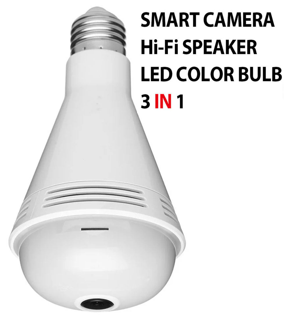E27 Smart Bulb Speaker Camera