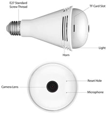 E27 Smart Bulb Speaker Camera