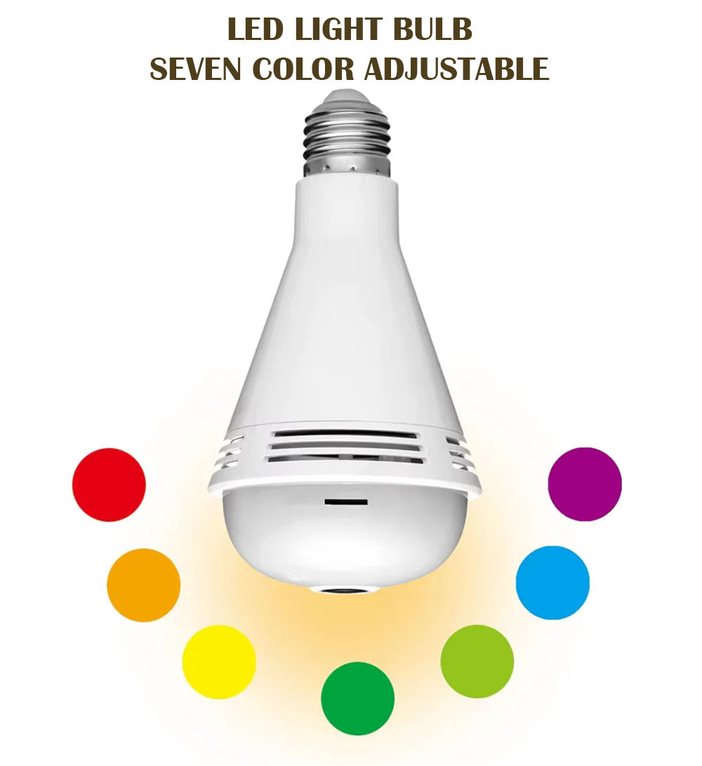 E27 Smart Bulb Speaker Camera