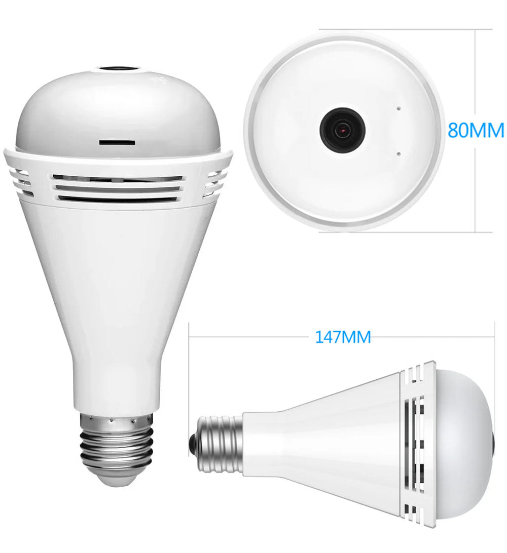 E27 Smart Bulb Speaker Camera
