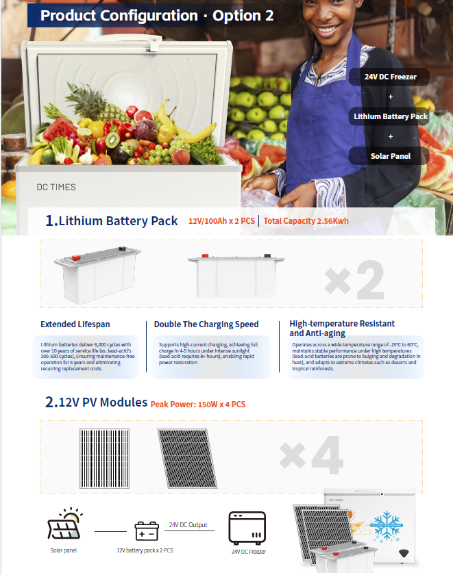 Solar-Powered DC Freezer