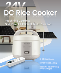 24V DC Solar Rice Cooker