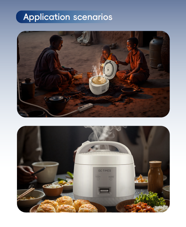 24V DC Solar Rice Cooker